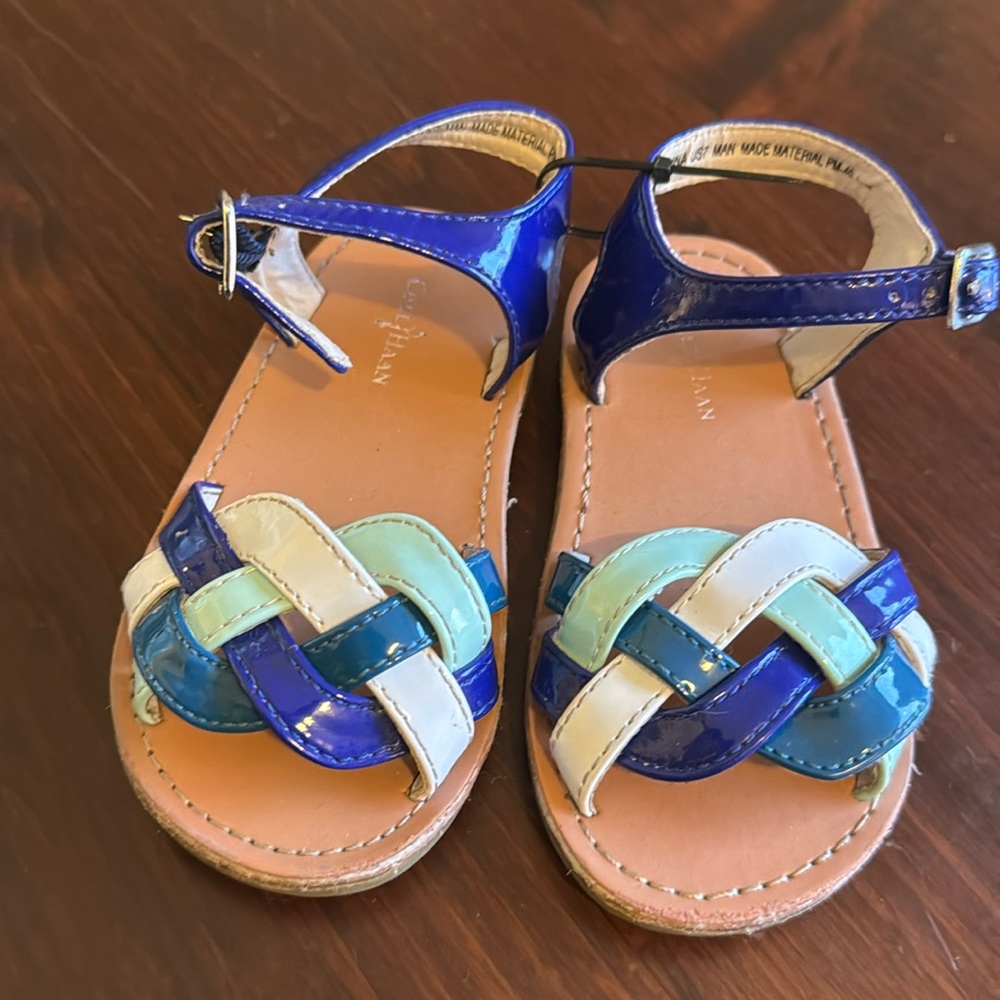 COLE HAAN Size 7T Little Girl Sandals Shoes
